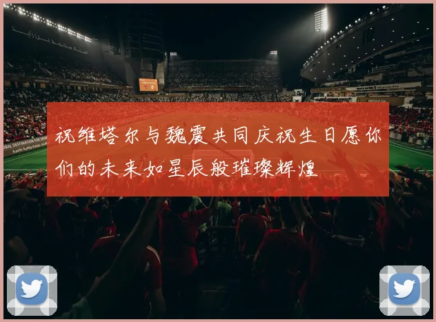 祝维塔尔与魏震共同庆祝生日愿你们的未来如星辰般璀璨辉煌